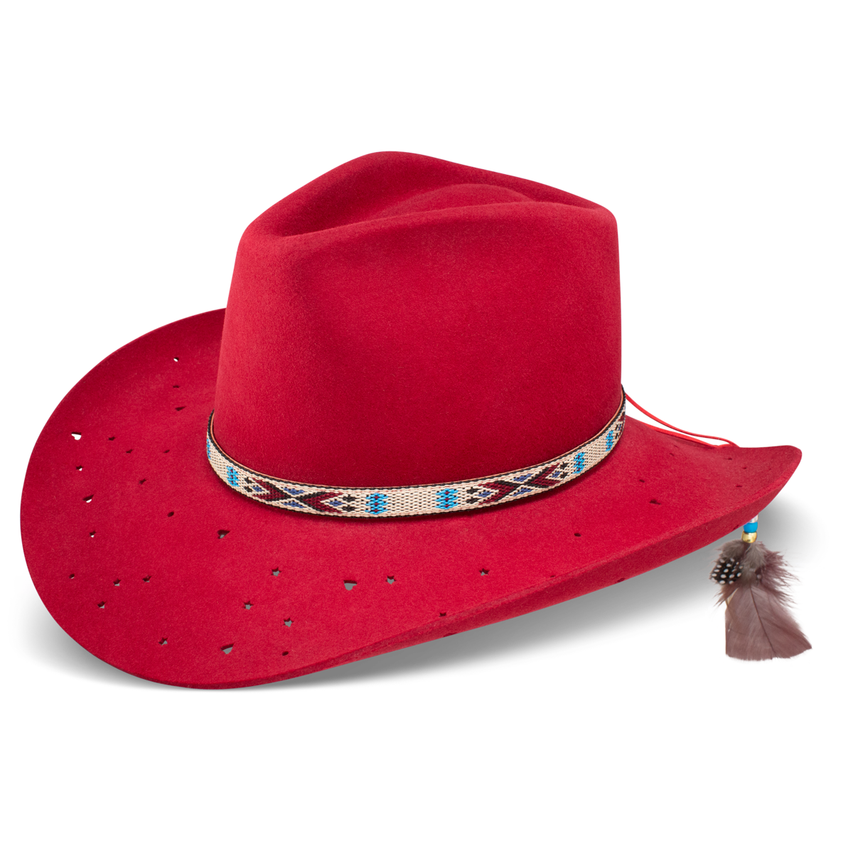 Wild Horses Fashion Hat-Red