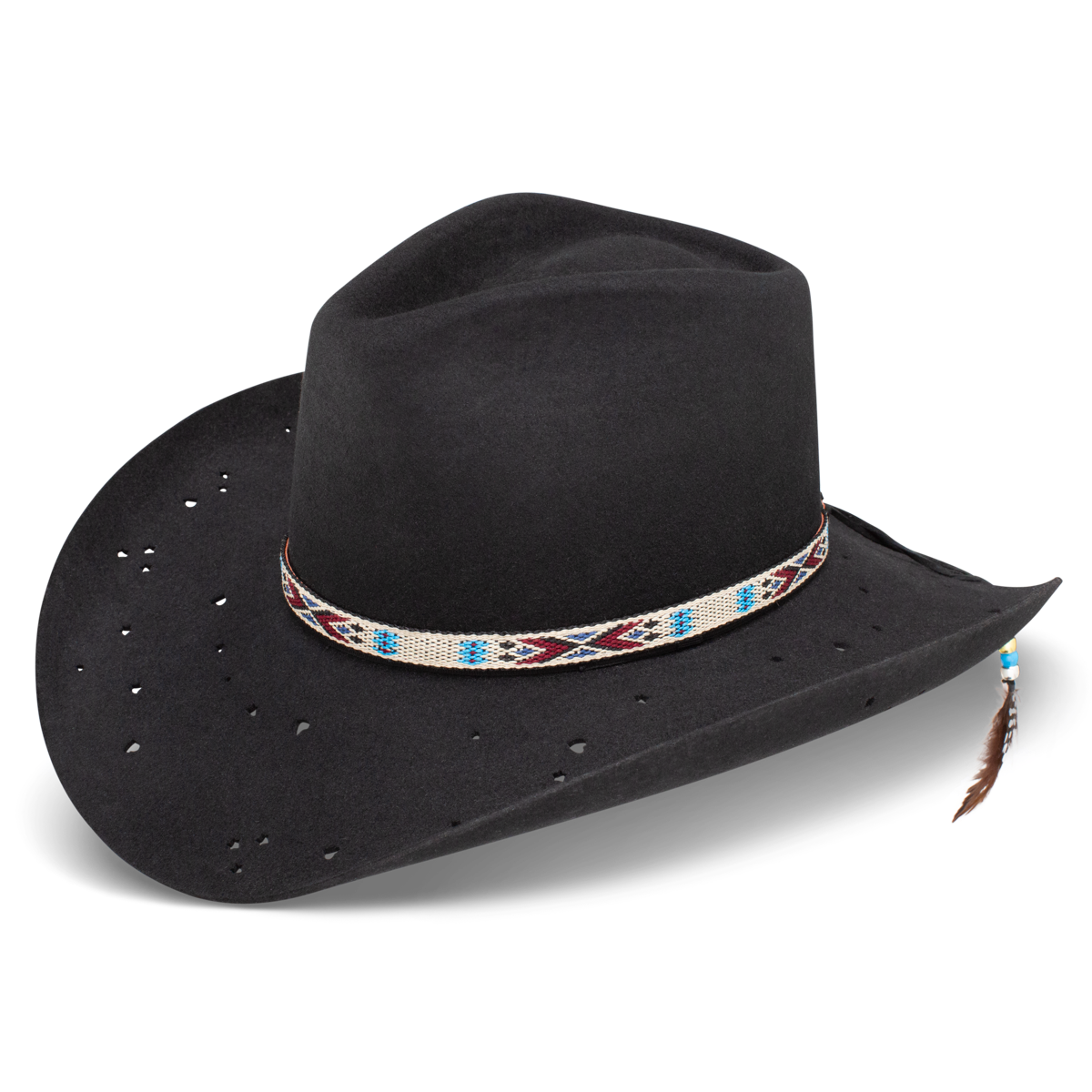 Wild Horses Fashion Hat-Black