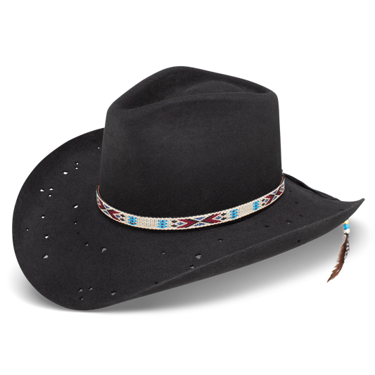 Wild Horses Fashion Hat-Black