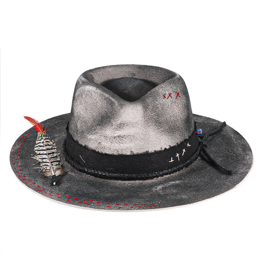 Handmade Vintage Fedora Felt(Includes All The Accessories)