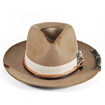 Vintage Fedora Felt(Includes All The Accessories)