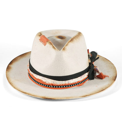 Vintage Fedora Felt(Includes All The Accessories)