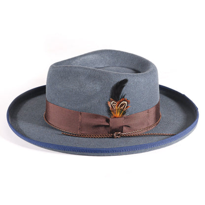 Handmade Vintage Fedora Felt(Includes All The Accessories)