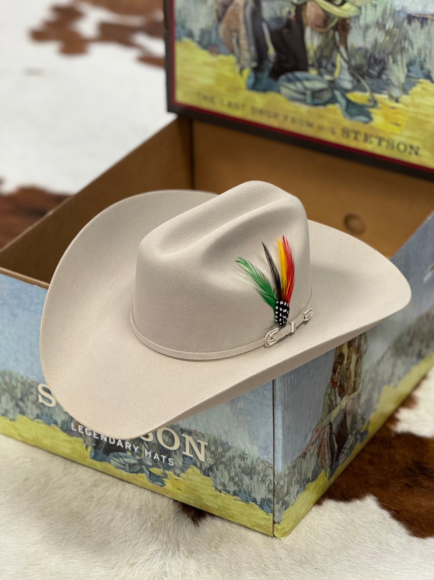 STETSON 6X  SILVER BELLY SKYLINE TRADICIONAL