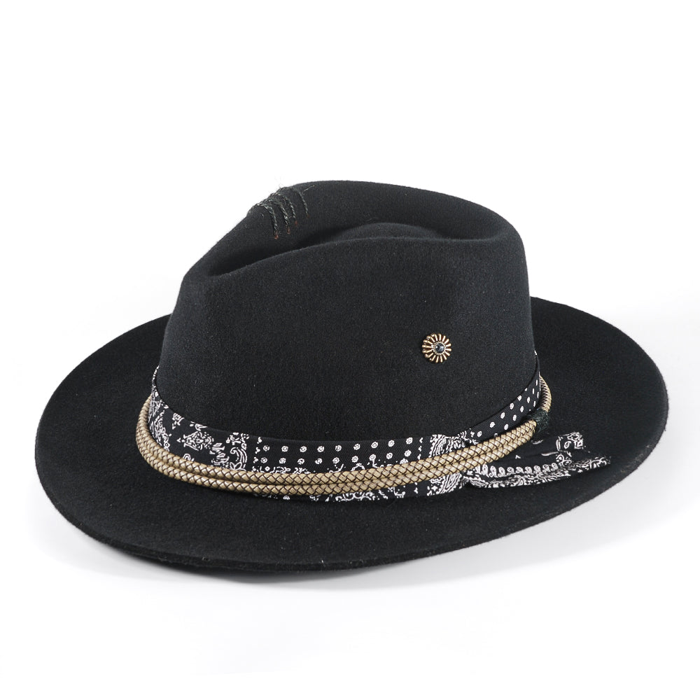 Vintage Fedora Felt(Includes All The Accessories)