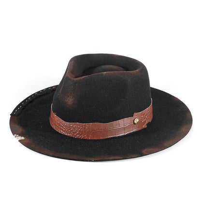 Vintage Fedora Felt(Includes All The Accessories)