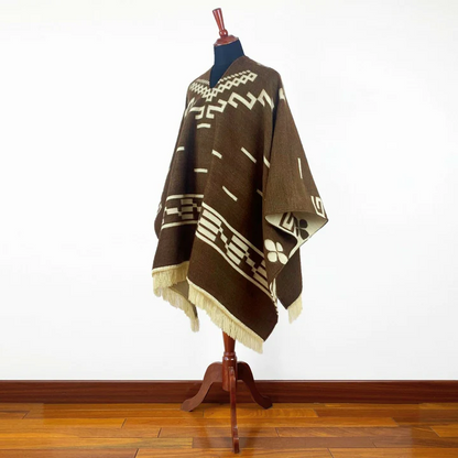 Clint Eastwood Poncho - Alpaca Wool handmade poncho from South America