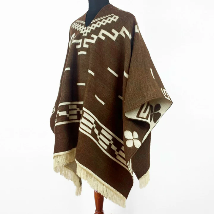 Clint Eastwood Poncho - Alpaca Wool handmade poncho from South America