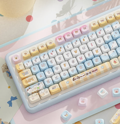 Blue seaside creative keyboard