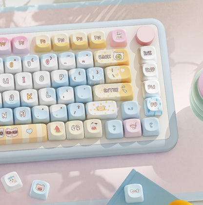 Blue seaside creative keyboard