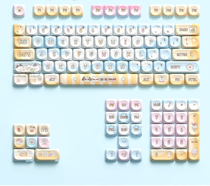 Blue seaside creative keyboard