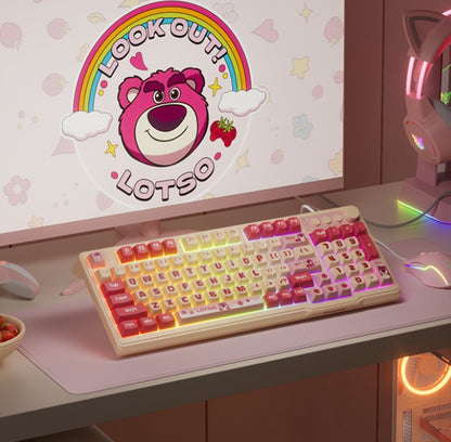 Strawberry Bear Creative Keyboard