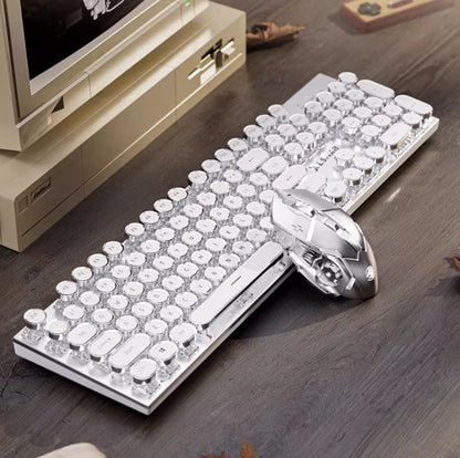 Steampunk gaming keyboard