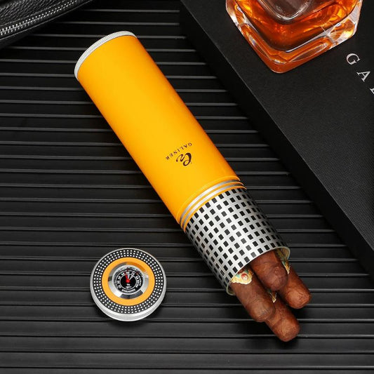 Alloy Metal Cigar Tube