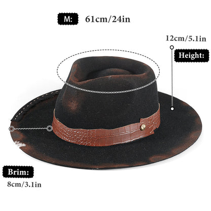 Vintage Fedora Felt(Includes All The Accessories)