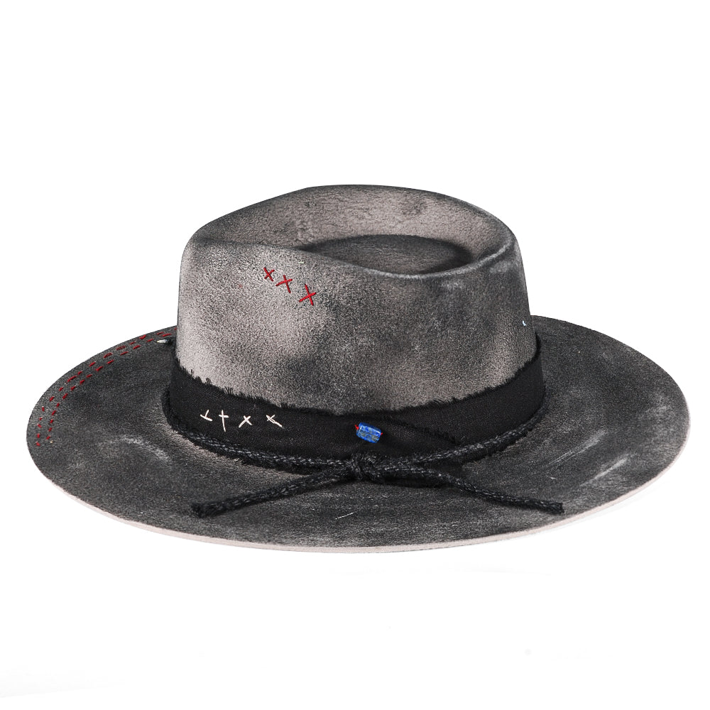 Handmade Vintage Fedora Felt(Includes All The Accessories)