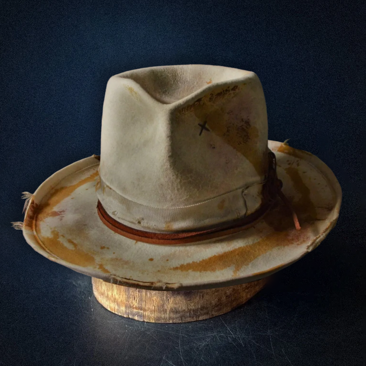 Sierra Nevada - distressed white fedora