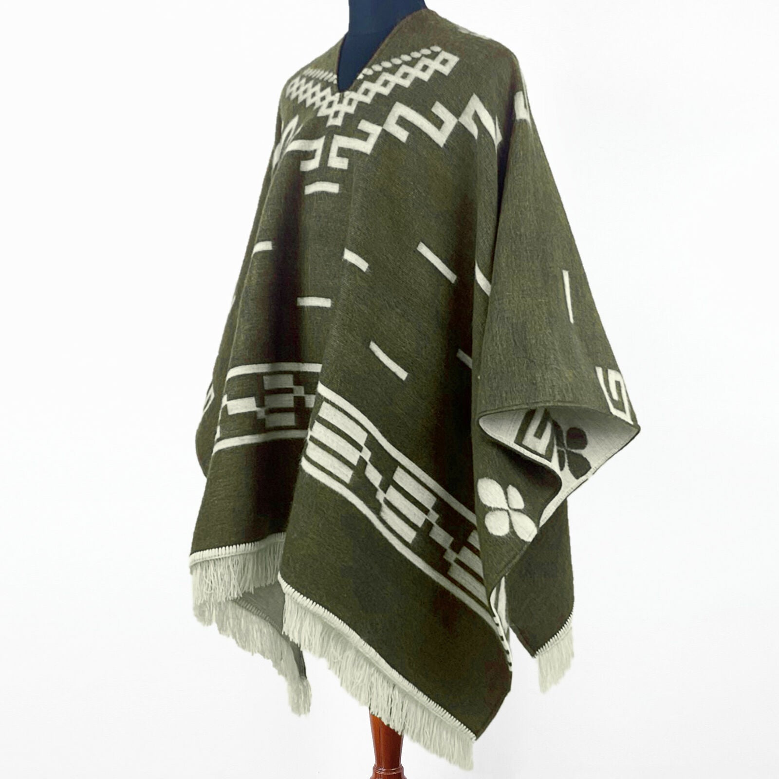 Clint Eastwood Poncho - Alpaca Wool handmade poncho from South America