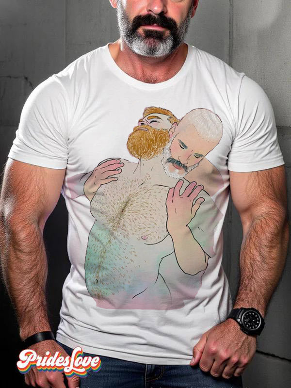 LGBT Male Nude Art T-Shirt