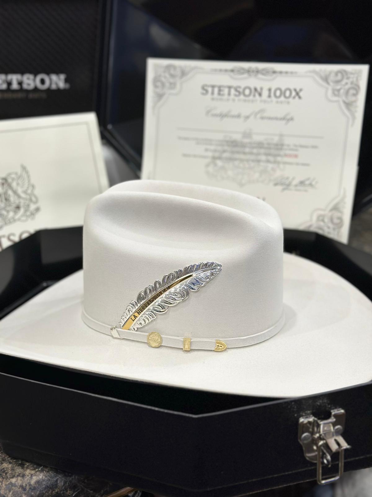 STETSON COWBOY HAT EL PRESIDENTE BLANCO