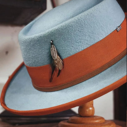 Handmade Vintage Fedora Felt(Includes All The Accessories)