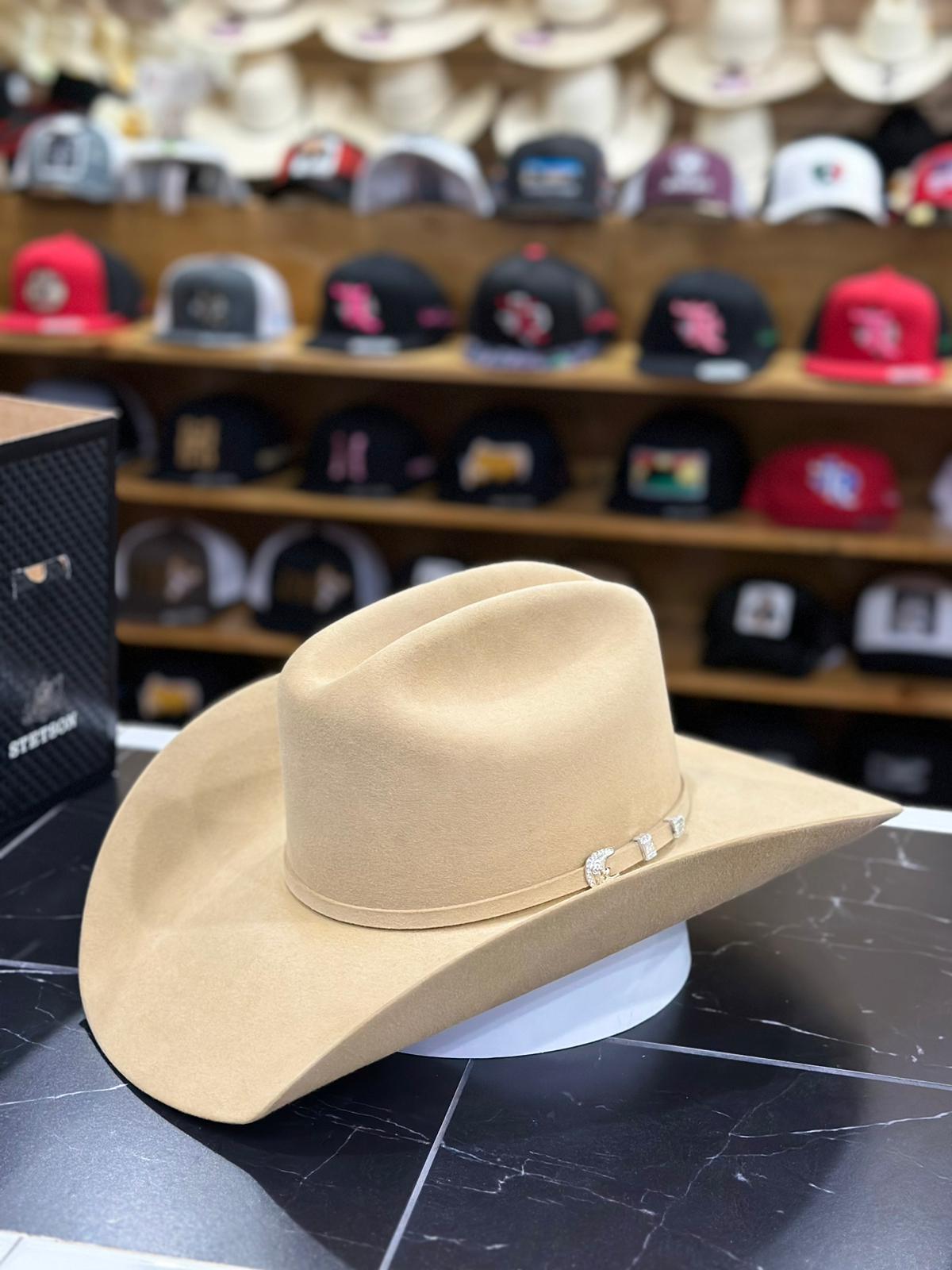 STETSON COWBOY HAT 10X SHASTA BUTTERSCOTCH