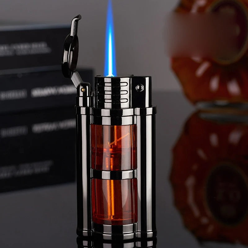 Transparent Visible Fuel Bin Torch