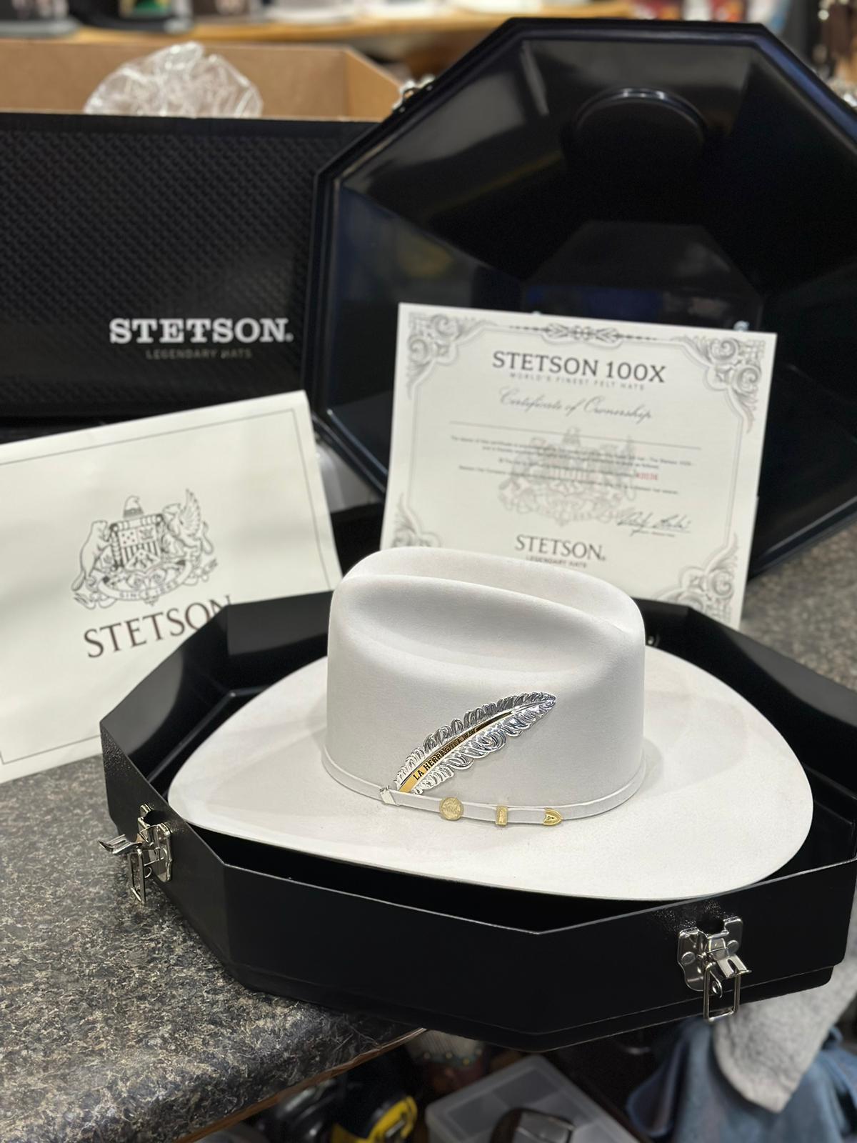 STETSON COWBOY HAT EL PRESIDENTE BLANCO