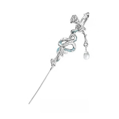 1PCS Frozen Snake Princess Needle Piercing Earring