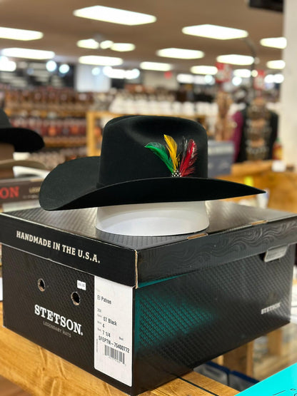 STETSON COWBOY HAT EL PATRON BLACK