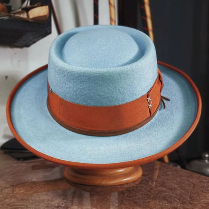 Handmade Vintage Fedora Felt(Includes All The Accessories)