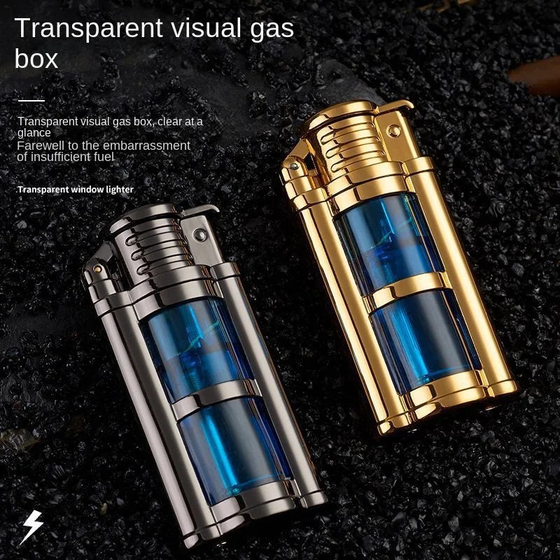 Transparent Visible Fuel Bin Torch