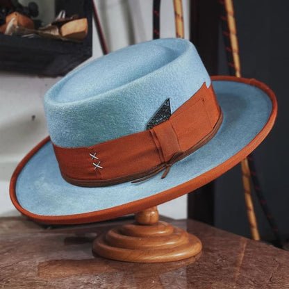 Handmade Vintage Fedora Felt(Includes All The Accessories)