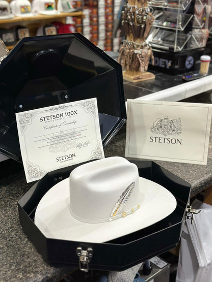 STETSON COWBOY HAT EL PRESIDENTE BLANCO