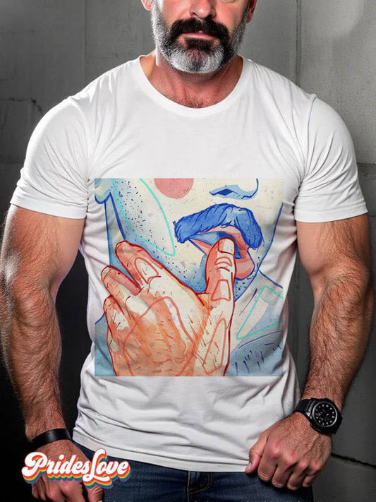 LGBT Pride Gay Muscle Bear Art T-shirt