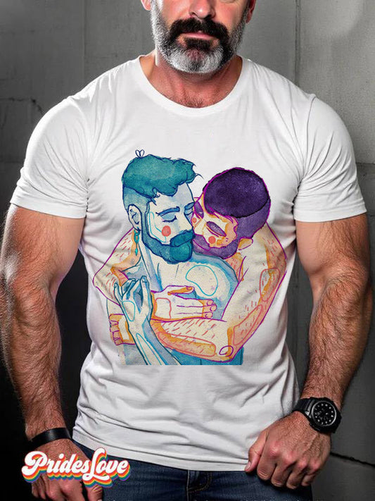 LGBT Pride Gay Muscle Bear Art T-shirt