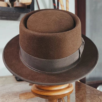 Handmade Vintage Fedora Felt(Includes All The Accessories)