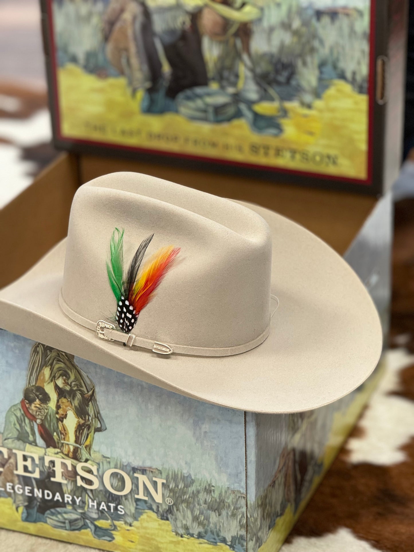 STETSON 6X  SILVER BELLY SKYLINE TRADICIONAL