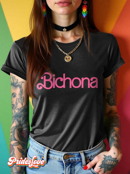 LGBT Pride Lesbian Art Bichona T-shirt