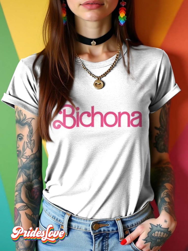 LGBT Pride Lesbian Art Bichona T-shirt