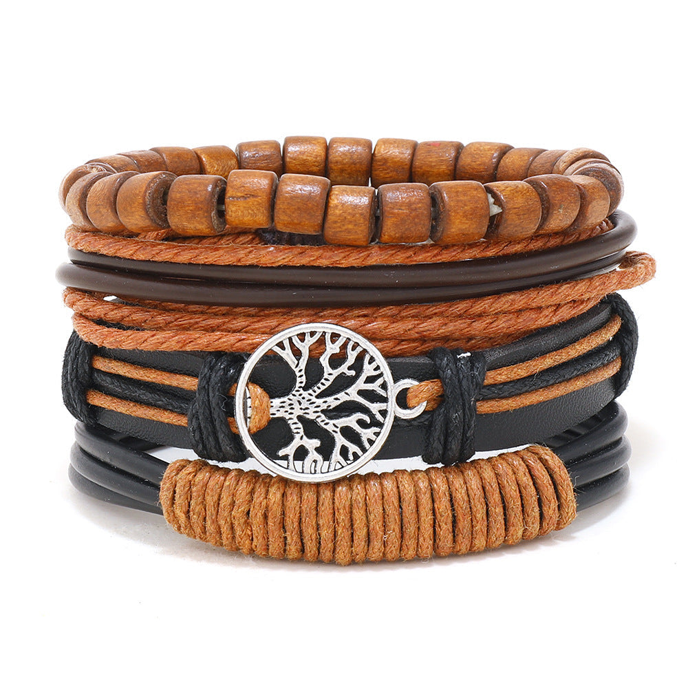 Tree of Life Leather Bracelet