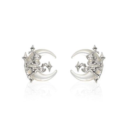 MYTH OF THE MOON S925 Earrings - 1ST XULIE